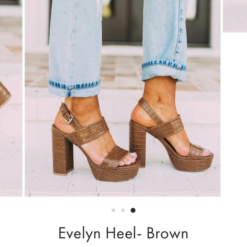 Super comfy sole I’m just not into platform heels